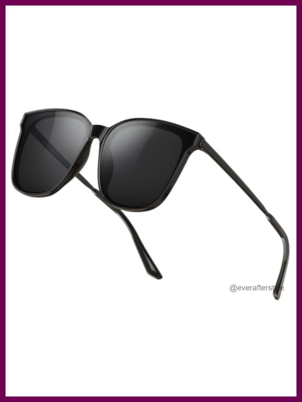 Oversized Polarized Sunglasses UV400 Lightweight Retro Shield Frame